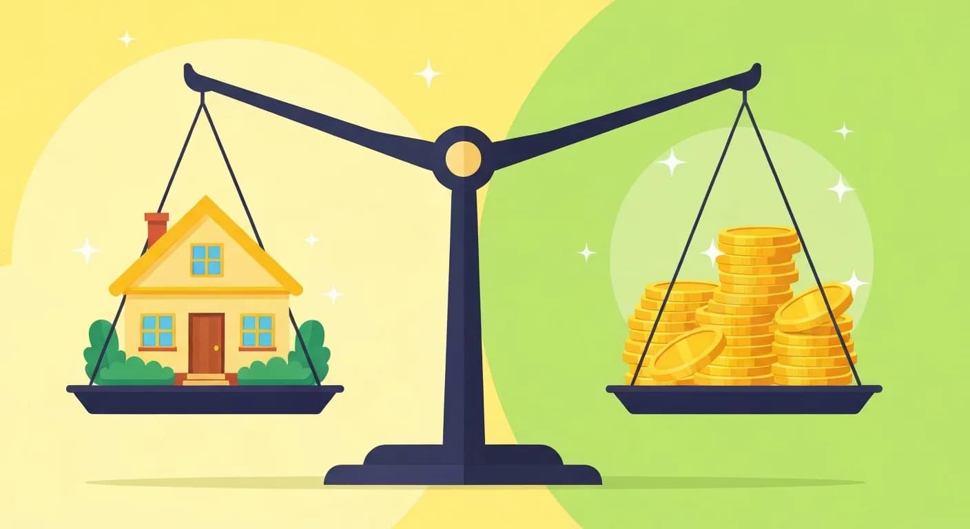 Comparaison chiffrée du coût total d'un achat immobilier avec et sans PTZ en 2026